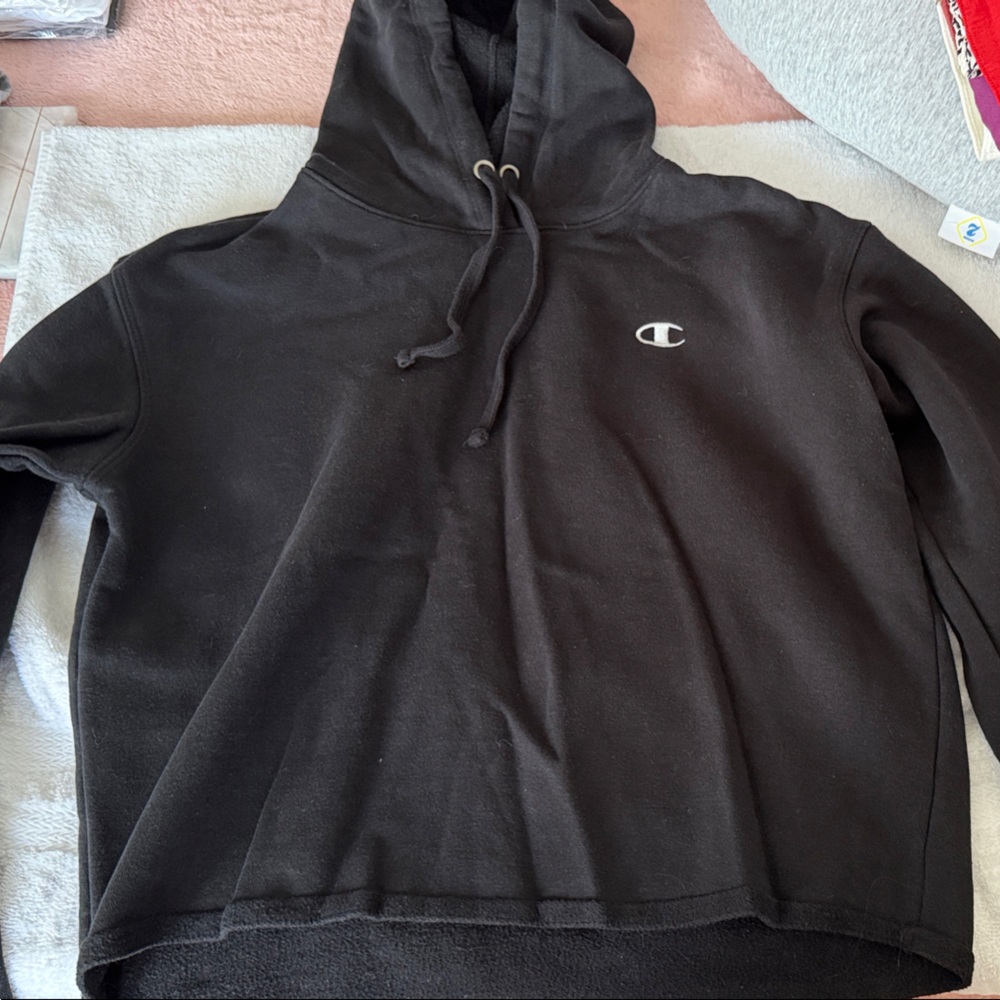 Champion Black Pullover Hoodie